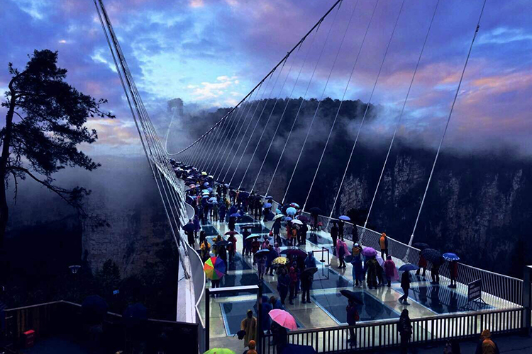 長沙出發(fā)到張家界玻璃橋、天門山、玻璃棧道、鳳凰古城3日游