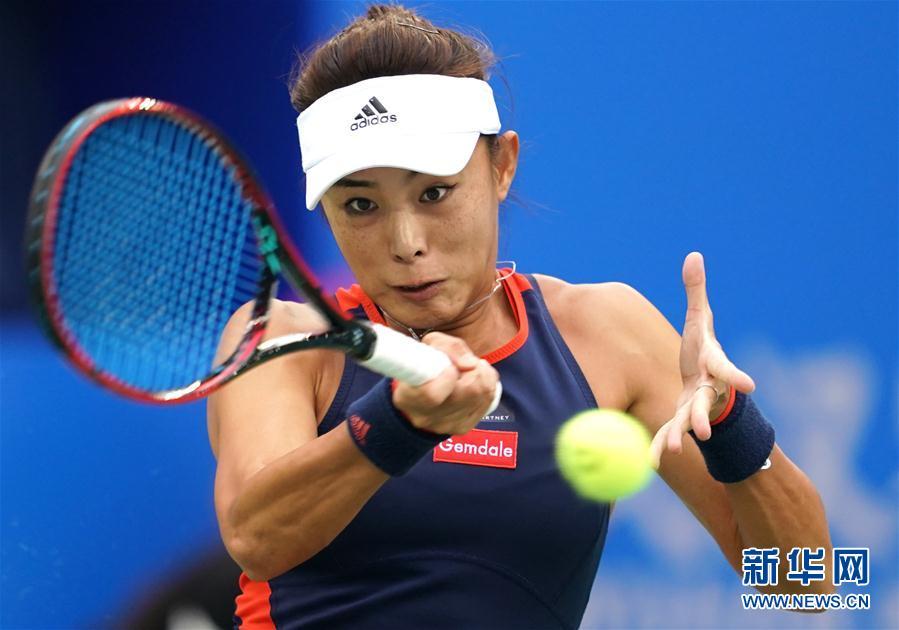 (體育)(5)網(wǎng)球——武漢公開賽:王薔晉級(jí)四強(qiáng)