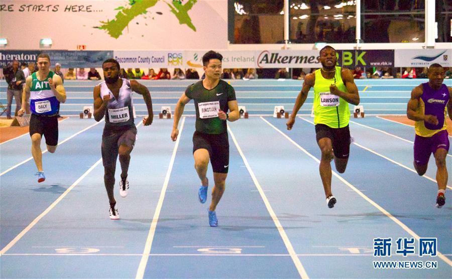 (體育)(1)田徑——室內(nèi)大獎(jiǎng)賽:蘇炳添賽季首秀開(kāi)門(mén)紅